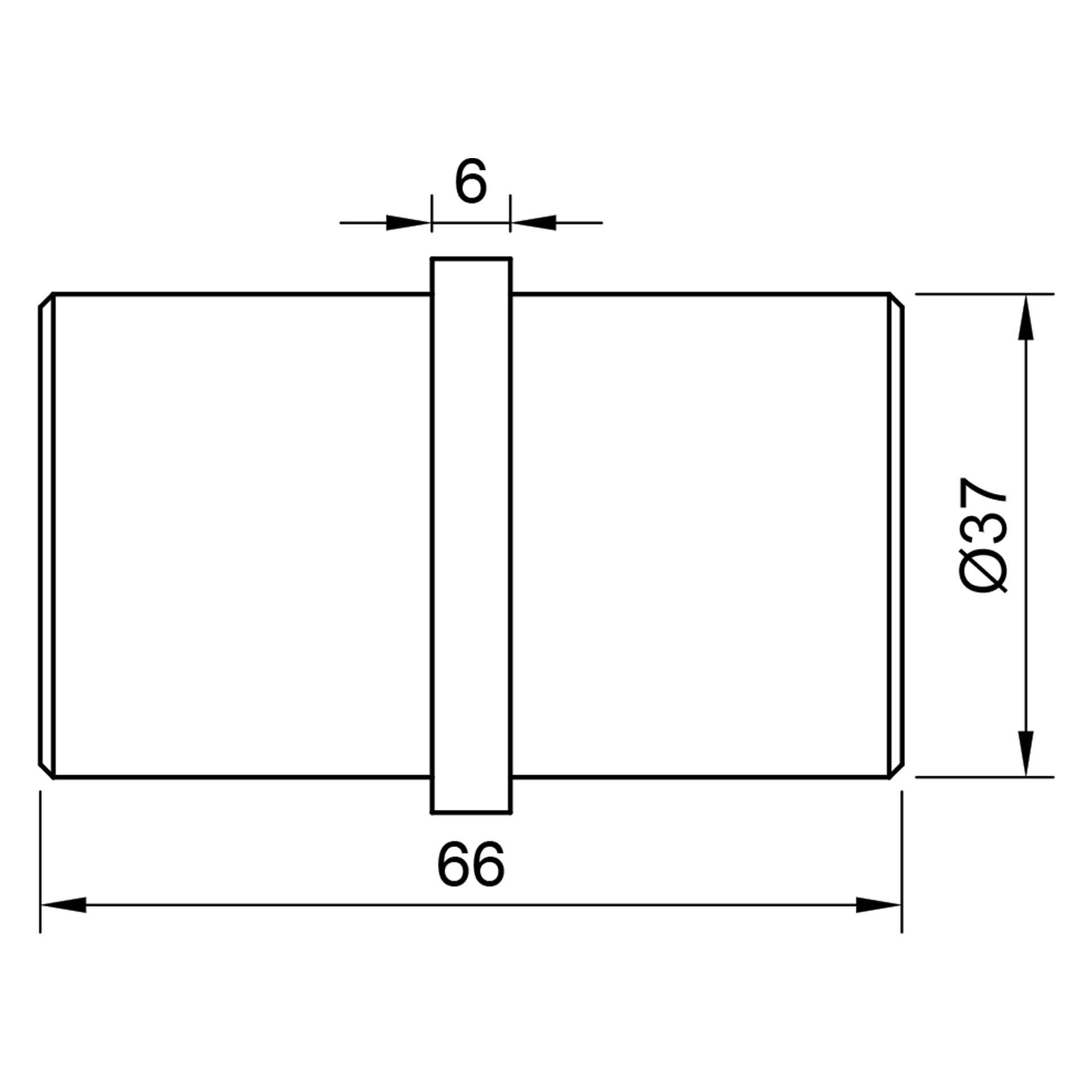 Edelstahl Rohrverbinder für 42,4 x 2,5 mm